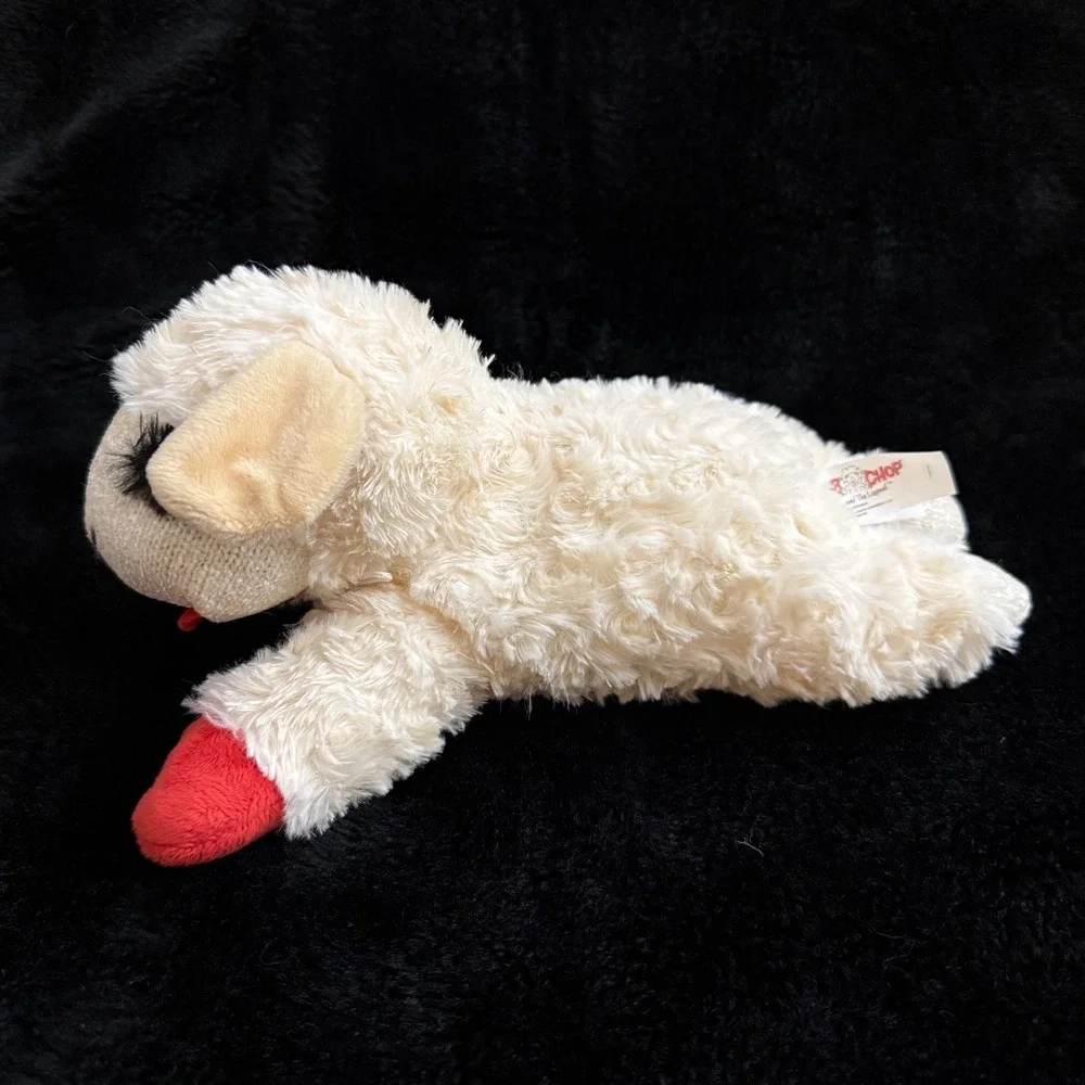 Mary Meyer Lamb Chop Dog Toy Plush Sheep Squeaker Stuffed‎ Animal